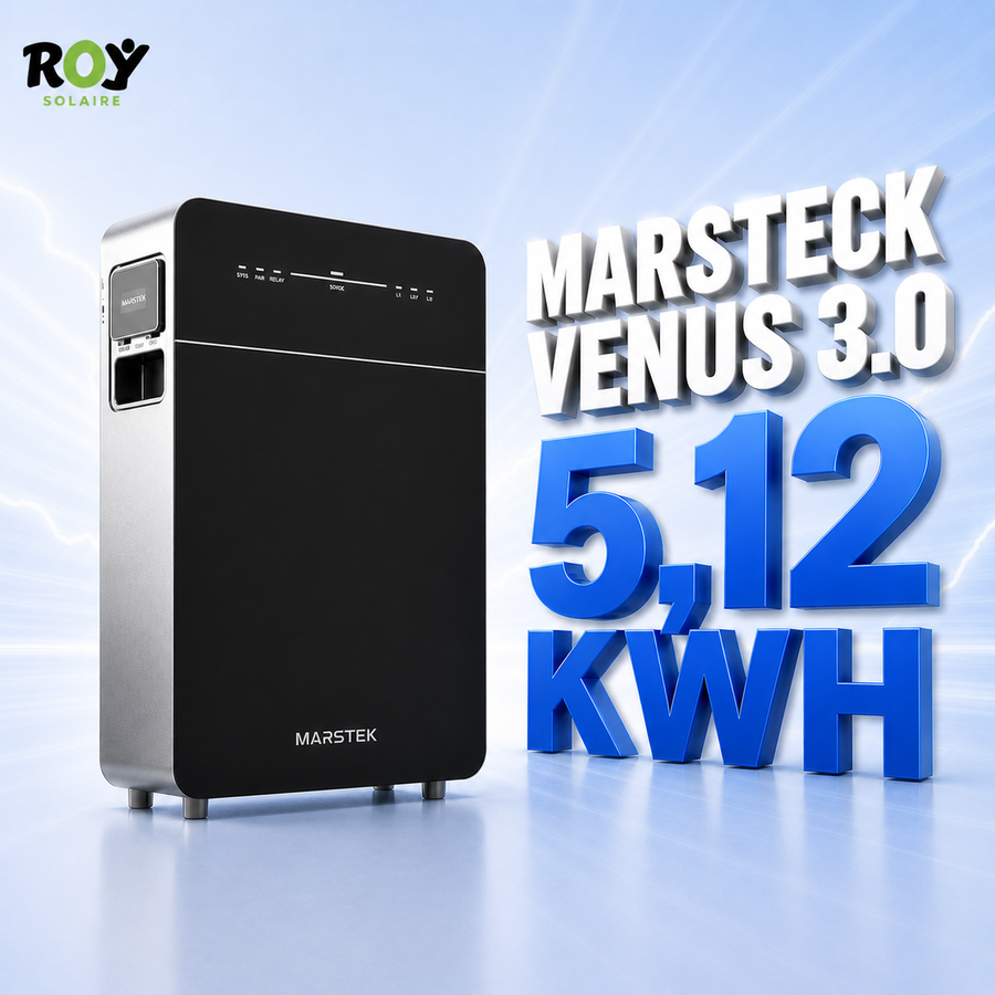 Batterie Marstek Venus 3.0 de 5,12 kWh, stockage plug and play pour kit solaire